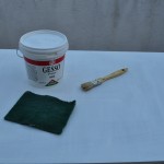 1.2 Palma 2 lijar la madera, base de gesso y volver a lijar.Minimo dos veces